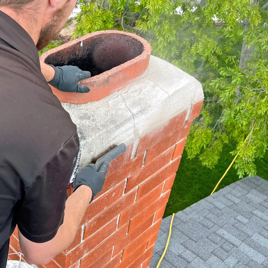 Chimney Mortar and Cracks Repair